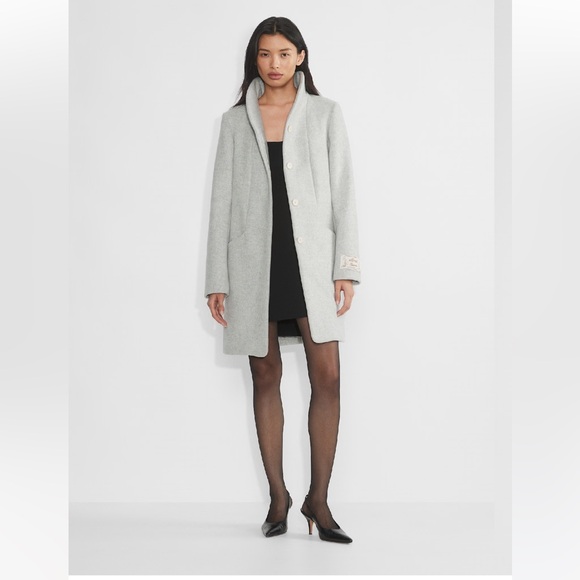 NWOT WILFRED
ARITZIA)The Cocoon Coat - Virgin Wool Cashmere Heather XL - Picture 9 of 16